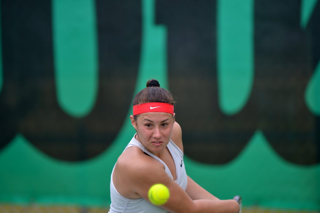 Some of Australia's best junior tennis stars got to have a hit with Sara Tomic at Kawana Tennis Centre. Some of Australia's best junior tennis stars got to have a hit with Sara Tomic at Kawana Tennis Centre.