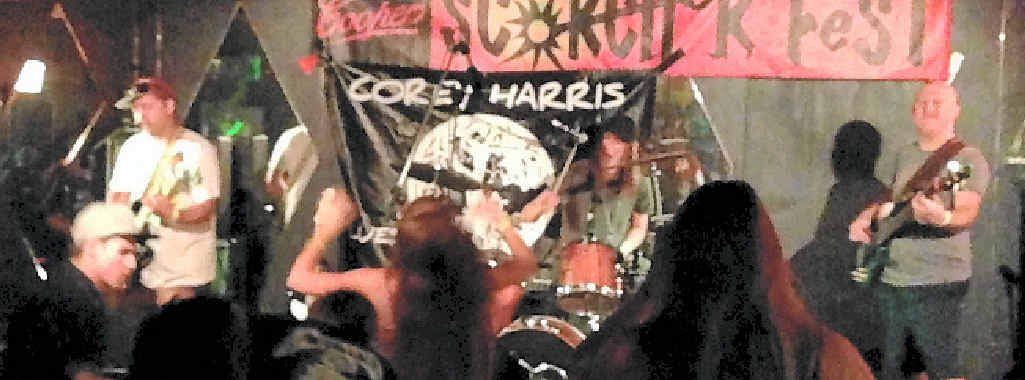 ROCK ON: The Corey Harris Trio performed at Scorcher Fest at the Spring Hill Hotel in Brisbane last month. ROCK ON: The Corey Harris Trio performed at Scorcher Fest at the Spring Hill Hotel in Brisbane last month.
