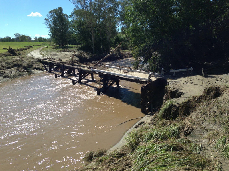 Deck removed from Foggs Road Bridge, Harlin - User Contributed Deck removed from Foggs Road Bridge, Harlin - User Contributed
