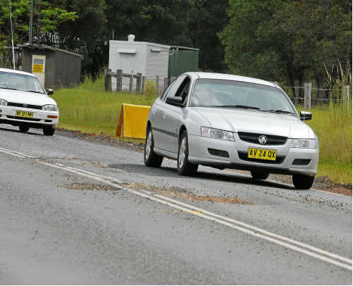 Enormous pot-holes along the Summerland Way between Grafton and Casino have been making driving hazardous and rough. Enormous pot-holes along the Summerland Way between Grafton and Casino have been making driving hazardous and rough.