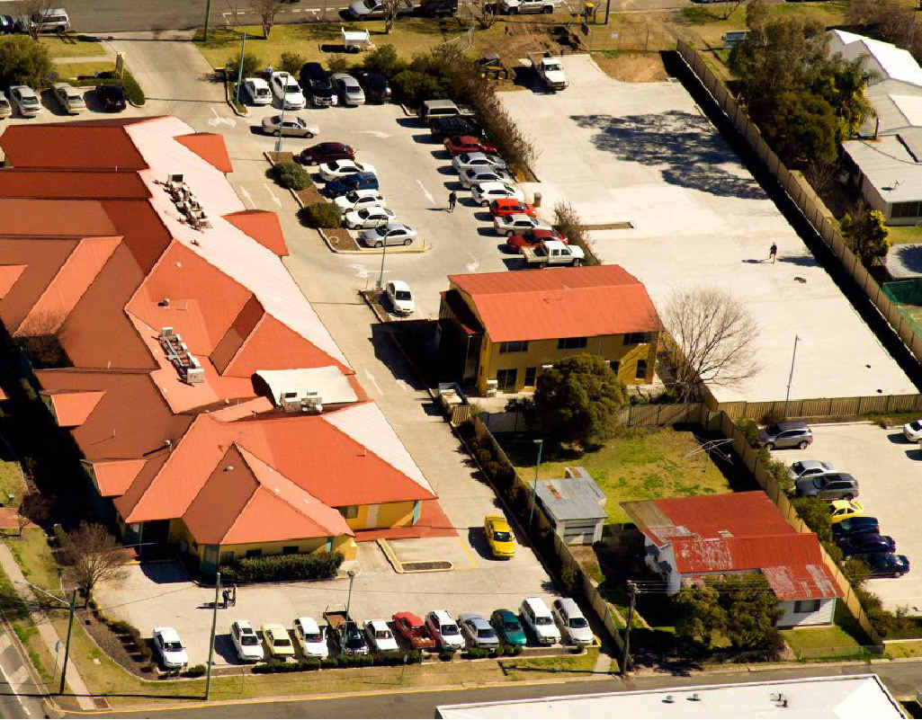 Finishing touches will be carried out before a 35-bay extension to the Condamine Medical Centre car park opens on Monday. Finishing touches will be carried out before a 35-bay extension to the Condamine Medical Centre car park opens on Monday.