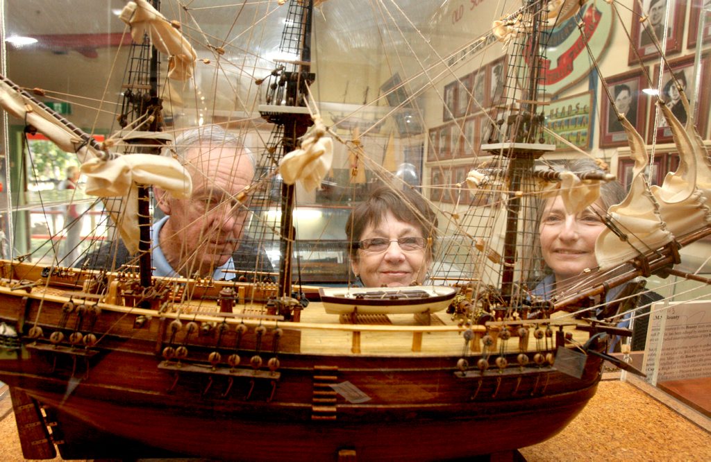 Noel Pittaway, Barbara Rachmaninoff and Carolyn Rifello(Tourism Officer) from Destination Tweed check out the Museum. Photo: Blainey Woodham / Daily News Noel Pittaway, Barbara Rachmaninoff and Carolyn Rifello(Tourism Officer) from Destination Tweed check out the Museum. Photo: Blainey Woodham / Daily News
