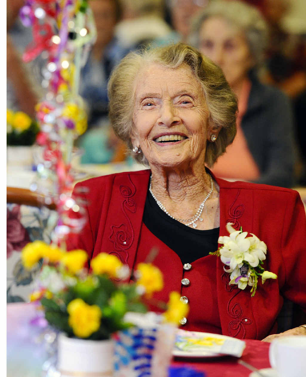 Wyn Jefferies celebrated her 100th birthday at The Dougherty Villa in the company of family and friends yesterday. Wyn Jefferies celebrated her 100th birthday at The Dougherty Villa in the company of family and friends yesterday.