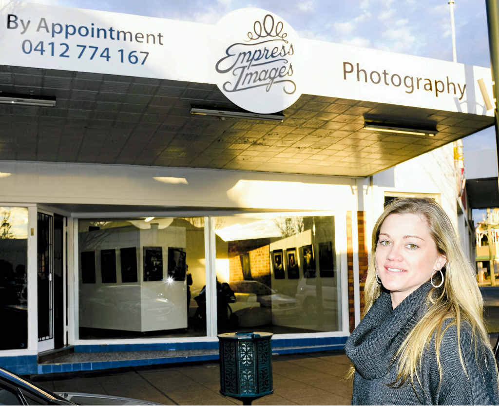 Shanea Rossiter has opened her new photography studio, Empress Images, on Palmerin St. Shanea Rossiter has opened her new photography studio, Empress Images, on Palmerin St.