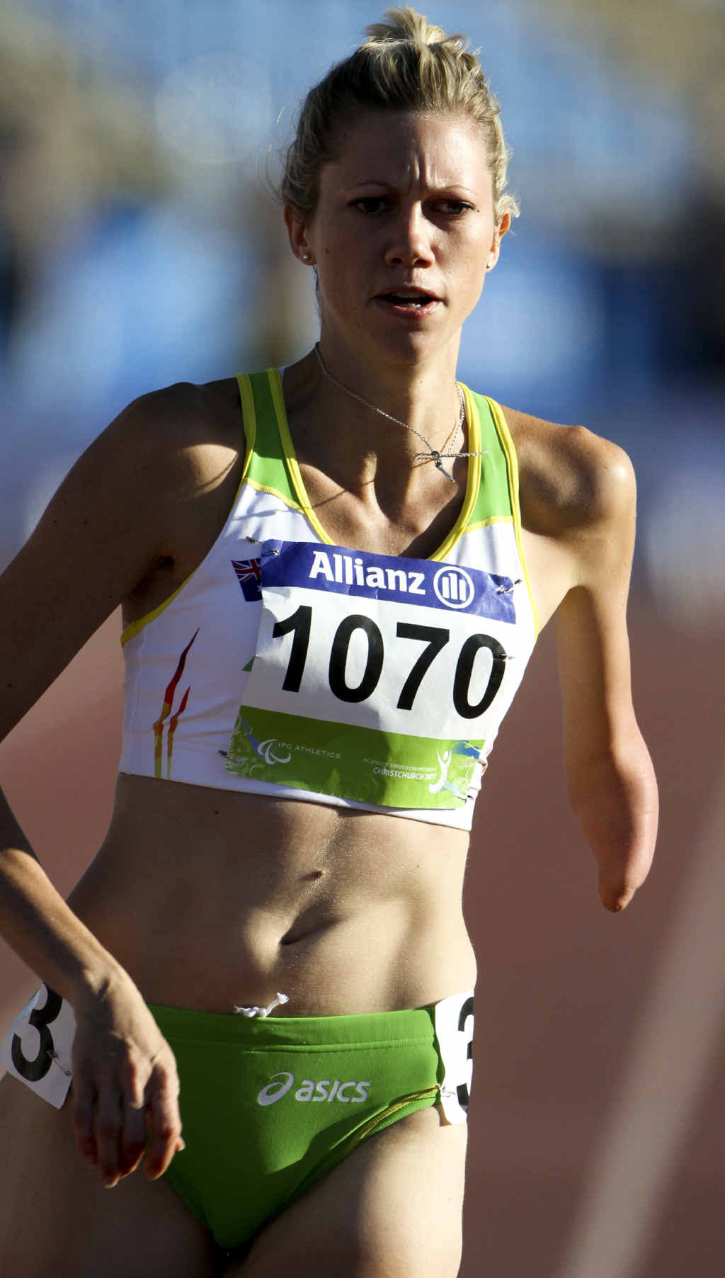 Champion Paralympian Carlee Beattie. Champion Paralympian Carlee Beattie.