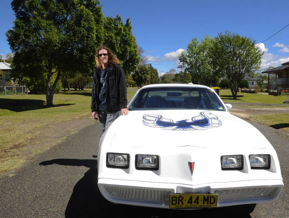 Todd Pearson, of Grafton, with his 1980 Transam Firebird which will be on display at the Show and Shine. Photo: JoJo Newby / The Daily Examiner Todd Pearson, of Grafton, with his 1980 Transam Firebird which will be on display at the Show and Shine. Photo: JoJo Newby / The Daily Examiner