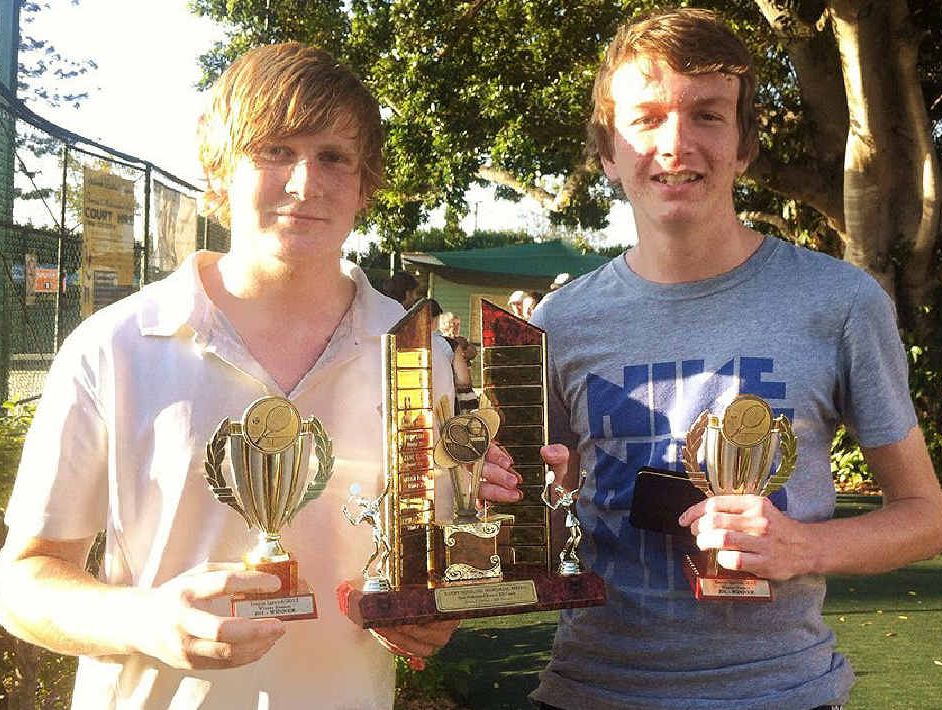 Jake Burns (left) and Lachlan Stephan. Jake Burns (left) and Lachlan Stephan.