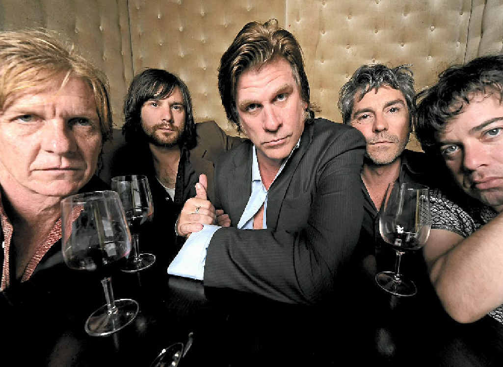 DARK HORSES: Charlie Owen, Gus Agars, Tex Perkins, Steven Hadley and Joel Silbersher.PHOTO: Martin Philbey DARK HORSES: Charlie Owen, Gus Agars, Tex Perkins, Steven Hadley and Joel Silbersher.PHOTO: Martin Philbey