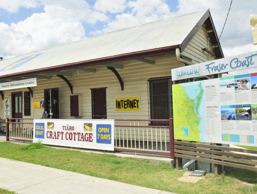 Tiaro was on the only visitor information centre to show an increase in numbers. Tiaro was on the only visitor information centre to show an increase in numbers.