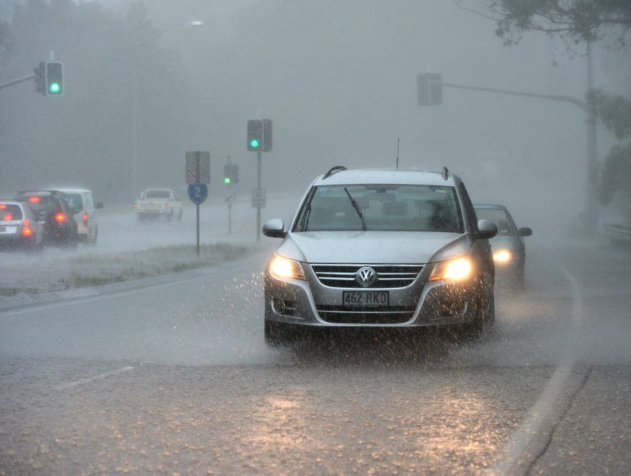 Wet weather in Currumbin. Photo: John Gass / Daily News Wet weather in Currumbin. Photo: John Gass / Daily News