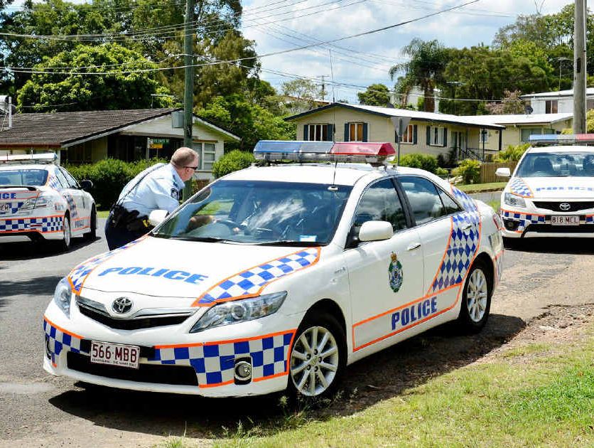 POLICE ALERT: Police block off streets in Bundamba while hunting for a man believed to be armed with a gun. POLICE ALERT: Police block off streets in Bundamba while hunting for a man believed to be armed with a gun.