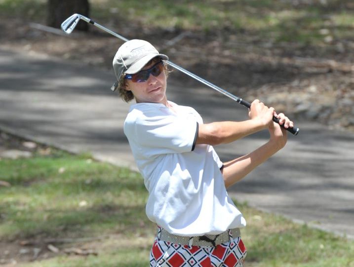 Michael Madden taking part in the Australian Junior Golf Championships played at Brookwater Golf Course. Michael Madden taking part in the Australian Junior Golf Championships played at Brookwater Golf Course.