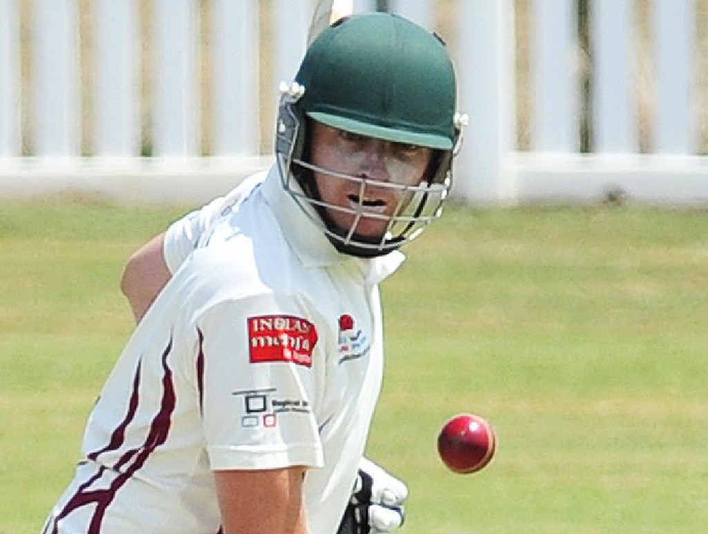 MENTAL GAME: Centrals batsman Ben O’Connell leaves a delivery against Laidley on Saturday. He wished his teammates had showed similar restraint. MENTAL GAME: Centrals batsman Ben O’Connell leaves a delivery against Laidley on Saturday. He wished his teammates had showed similar restraint.