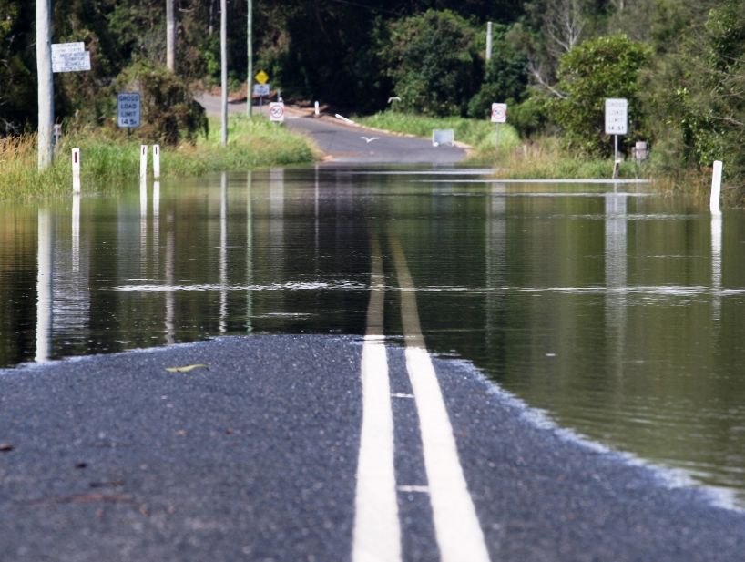 Council workers were unable to get to work at the depot on Cresent St, Cudgen. Council workers were unable to get to work at the depot on Cresent St, Cudgen.