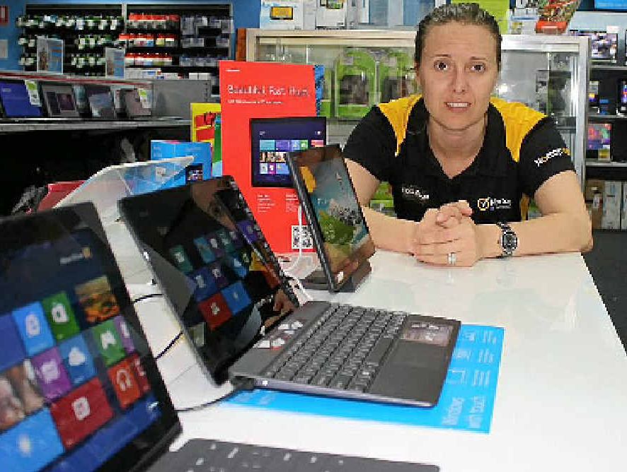 E-BOOKS IN: Harvey Norman franchisee Bec Swindell said this year will be the year of the tablet. E-BOOKS IN: Harvey Norman franchisee Bec Swindell said this year will be the year of the tablet.