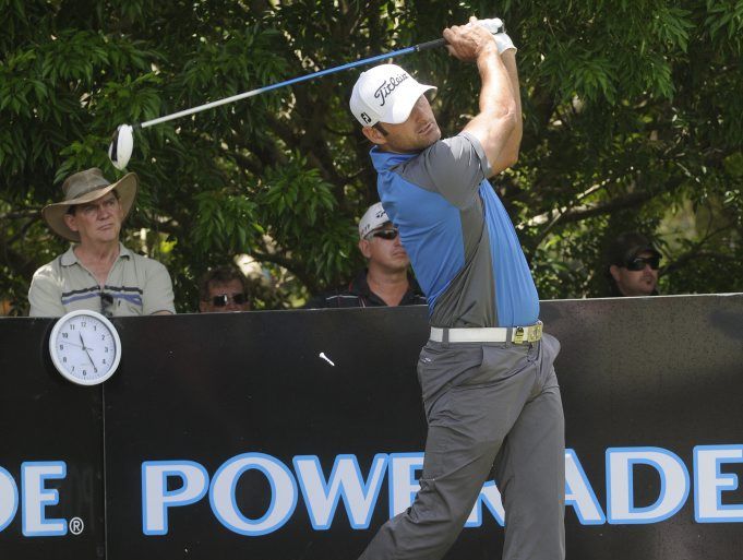 Michael Hendry leads the field into the final round of the Coca-Cola Queensland PGA Championship at City Golf Club. Michael Hendry leads the field into the final round of the Coca-Cola Queensland PGA Championship at City Golf Club.