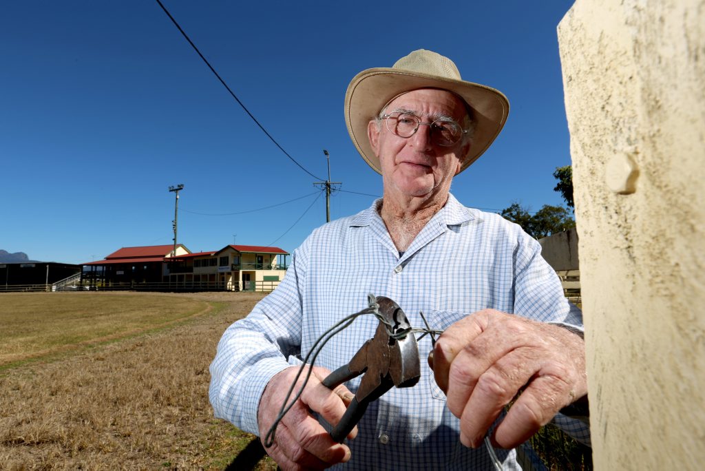 Lez Gallard getting the showground up to scratch with the help of money donations from the Tweed Shire Council. Photo: Nolan Verheij-Full / Tweed Daily News Lez Gallard getting the showground up to scratch with the help of money donations from the Tweed Shire Council. Photo: Nolan Verheij-Full / Tweed Daily News