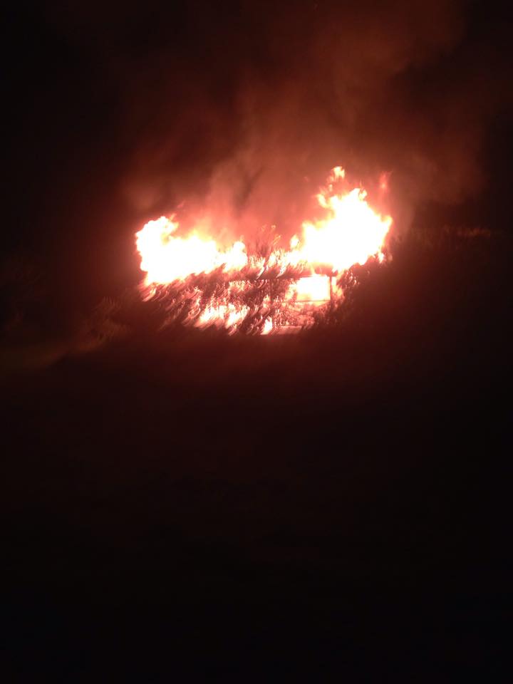 Shandell Bozanic shared this photo of the fire. Shandell Bozanic shared this photo of the fire.