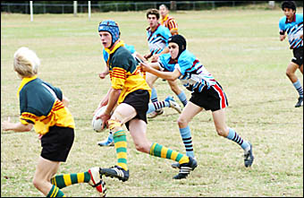 CODIE AUSTEN in action for Woodlawn in the semi-final last week. CODIE AUSTEN in action for Woodlawn in the semi-final last week.