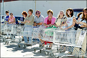 Ladies (and gents), start your trolleys Ladies (and gents), start your trolleys