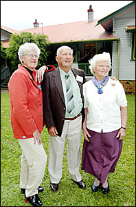 JOINING forces were Joan Smith, Ron Johansen and Dot Lange.Photo: D83918B JOINING forces were Joan Smith, Ron Johansen and Dot Lange.Photo: D83918B