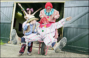 SHOW TIME: Revving up for Nimbin are Janelle Robinson, Zeke Robinson, Ed Harris and Peter Robinson. SHOW TIME: Revving up for Nimbin are Janelle Robinson, Zeke Robinson, Ed Harris and Peter Robinson.