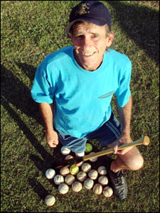 LIFE IN SPORT:Lismore baseballer Geoff Baxter. LIFE IN SPORT:Lismore baseballer Geoff Baxter.