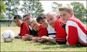 BIG DAY: Tai Shimizu, Paul Welsh, Binaca Ryffel, Lee McDonough, Mick Williams and Brett McMahon BIG DAY: Tai Shimizu, Paul Welsh, Binaca Ryffel, Lee McDonough, Mick Williams and Brett McMahon
