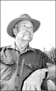 DRY ARGUMENT: Farmer George Flick isn?t convinced about global warming, but it?s the lon- gest dry he?s seen DRY ARGUMENT: Farmer George Flick isn?t convinced about global warming, but it?s the lon- gest dry he?s seen