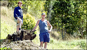 PIGGABEEN residents Robin Dawes think the area should have its own rural fire brigade and not rely on the nearby Bilambil unit. PIGGABEEN residents Robin Dawes think the area should have its own rural fire brigade and not rely on the nearby Bilambil unit.