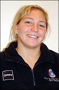 Kristen Andrews . . . looking forward to competing in New Zealand Kristen Andrews . . . looking forward to competing in New Zealand