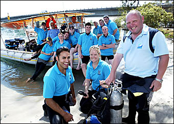 Captain Ranith De Silva (left) and Lieutenant Katie Norriss (centre) with instructor Phil Kirkman (right). Captain Ranith De Silva (left) and Lieutenant Katie Norriss (centre) with instructor Phil Kirkman (right).