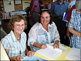 Flo Watson was joined by the ABC?s Fiona Wylie at the launch of her book celebrating 100 years of the Anglican Church. Flo Watson was joined by the ABC?s Fiona Wylie at the launch of her book celebrating 100 years of the Anglican Church.