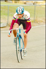 In training: Australian representative cyclist Ben Simonelli training at Australiana Park in Warwick. Picture by GERARD WALSH. In training: Australian representative cyclist Ben Simonelli training at Australiana Park in Warwick. Picture by GERARD WALSH.