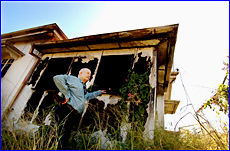 Colin Walz believes the release of the arsonist convicted of burning down his Rollo Street property is justified. Colin Walz believes the release of the arsonist convicted of burning down his Rollo Street property is justified.