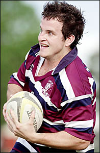 THE EYES HAVE IT: Casino fullback Tory Gilmour eyes the Ballina defence during the FNC rugby union first grade match at Casino THE EYES HAVE IT: Casino fullback Tory Gilmour eyes the Ballina defence during the FNC rugby union first grade match at Casino