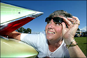 CARRARA?S Di Bowman just loves American cars, so much so that she has three. Her pride and joy is a 1961 Cadillac complete with CARRARA?S Di Bowman just loves American cars, so much so that she has three. Her pride and joy is a 1961 Cadillac complete with