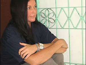 Schapelle Corby inside Kerobokan prison in Bali. Schapelle Corby inside Kerobokan prison in Bali.