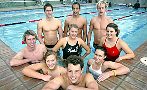KINGSCLIFF swimmers are looking good for summer competition ... Noah Outeridge, 15, front, Jessica Henshaw, 15 and Abbey Watt, KINGSCLIFF swimmers are looking good for summer competition ... Noah Outeridge, 15, front, Jessica Henshaw, 15 and Abbey Watt,