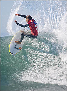 COOLANGATTA surfer Dean Morrison carves his way down the line in the second round of the WCT event at Jeffreys Bay. COOLANGATTA surfer Dean Morrison carves his way down the line in the second round of the WCT event at Jeffreys Bay.