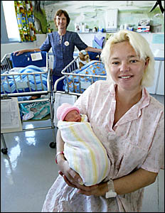 ANGELLA Johannessen of Cabarita with baby Tamika and Murwillumbah Hospital nursing unit manager Tina Neff. Tamika is one of alm ANGELLA Johannessen of Cabarita with baby Tamika and Murwillumbah Hospital nursing unit manager Tina Neff. Tamika is one of alm