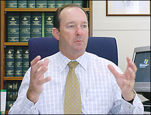 Leader of the Nationals, Mark Vaile in Lismore. Leader of the Nationals, Mark Vaile in Lismore.