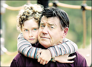 INTO BATTLE: Marshall Fittler, of Goonellabah, with his eight-year-old granddaughter Bonnie McCaffery, of Casino, who has leuka INTO BATTLE: Marshall Fittler, of Goonellabah, with his eight-year-old granddaughter Bonnie McCaffery, of Casino, who has leuka