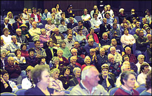 A crowd of more than 300 people attended the meeting health crisis meeting on Saturday at Lismore City Hall. A crowd of more than 300 people attended the meeting health crisis meeting on Saturday at Lismore City Hall.