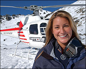ADVENTURER, Liz Cantor of South Tweed, excited about being in TV show, The Mole. ADVENTURER, Liz Cantor of South Tweed, excited about being in TV show, The Mole.