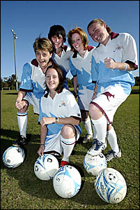 WHOOPING it up after scoring back-to-back minor premierships are Tweed players Kate Glover, Kate Jacewicz, Christine Baker, Sal WHOOPING it up after scoring back-to-back minor premierships are Tweed players Kate Glover, Kate Jacewicz, Christine Baker, Sal
