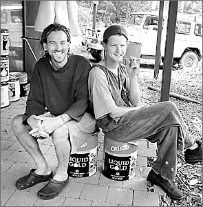 Benny Glassman, left, and Rohan Stewart Benny Glassman, left, and Rohan Stewart