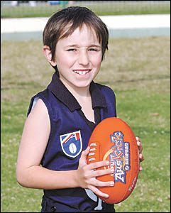 Callum Podbury will be part of the action at the MCG today Callum Podbury will be part of the action at the MCG today