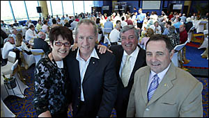 Russell Roylance, Julie Anthony and Jimmy White Russell Roylance, Julie Anthony and Jimmy White