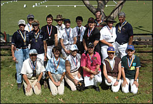 Two of the most successful competitors at the Masters Games Two of the most successful competitors at the Masters Games